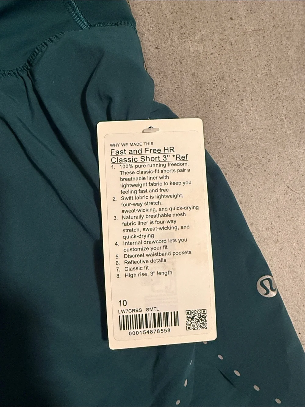 Lululemon fast & free shorts BNWT size 10